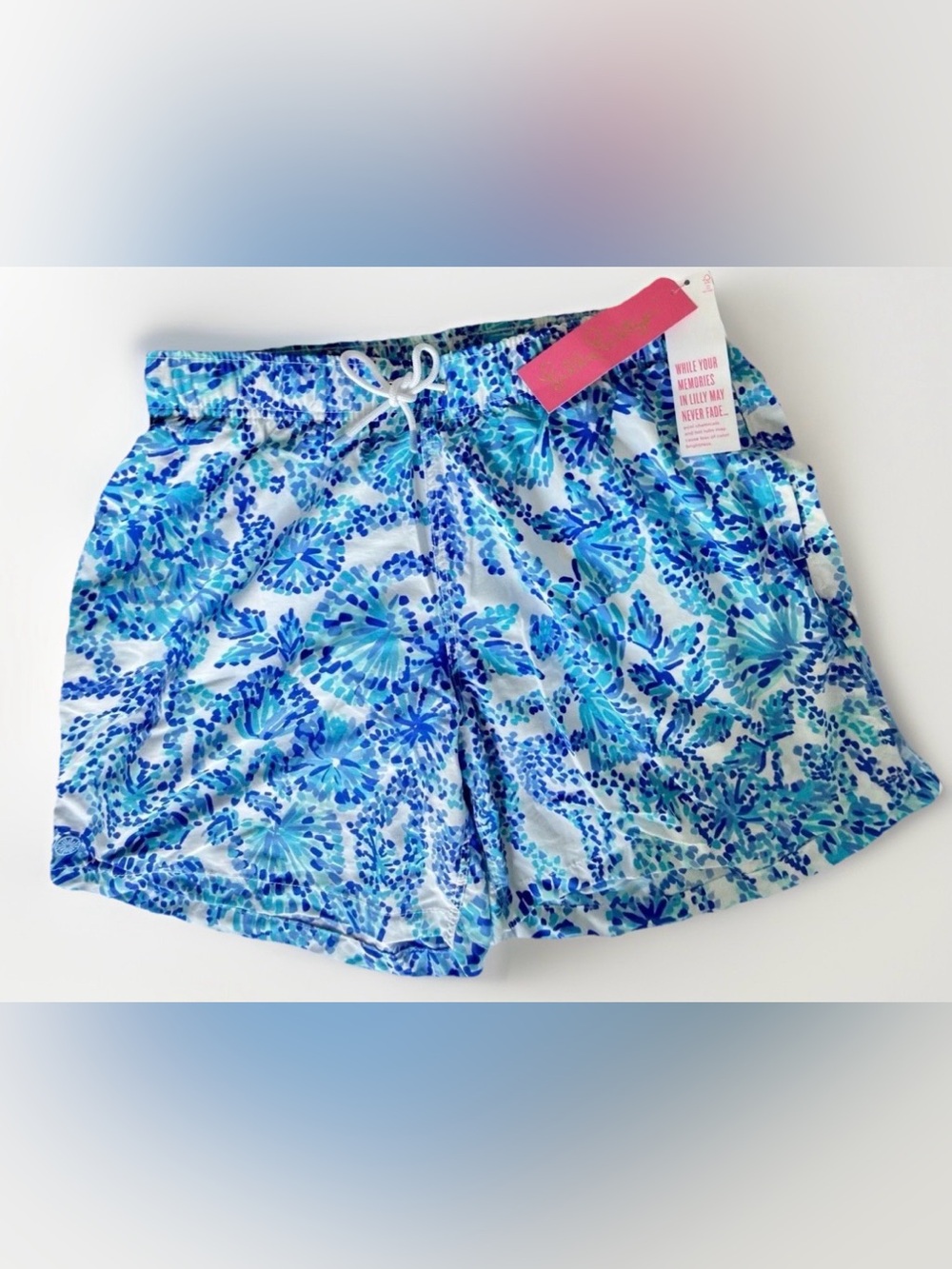 NWT Lilly Pulitzer Men’s Capri Swim Trunks “Shell Me You Love Me” - Size M